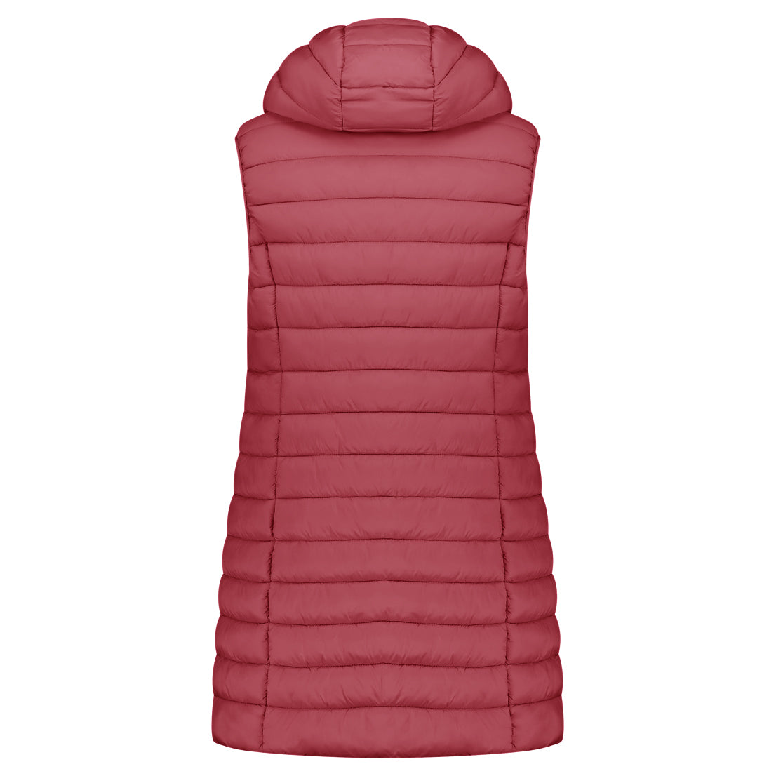 VATIKOLORAL HOOD LONG Femme Bordeaux
