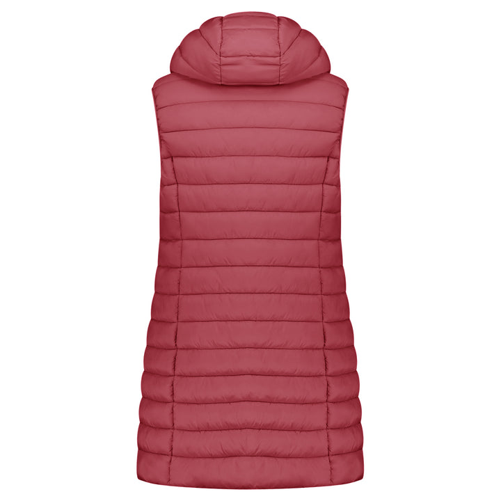 VATIKOLORAL HOOD LONG Femme Bordeaux