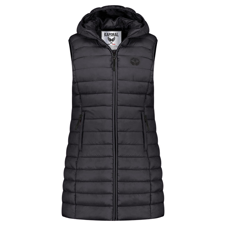 VATIKOLORAL HOOD LONG Femme Noir
