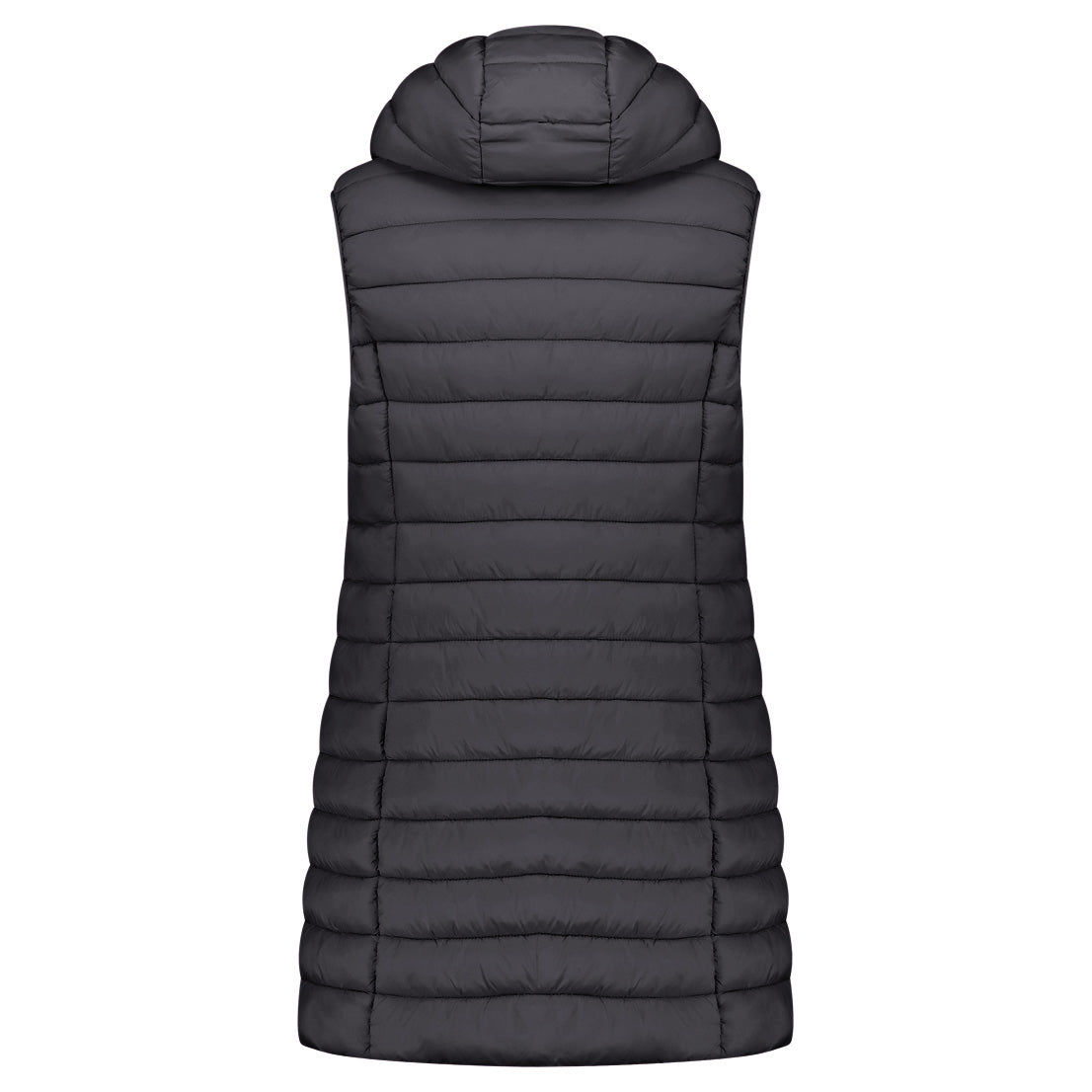 VATIKOLORAL HOOD LONG Femme Noir