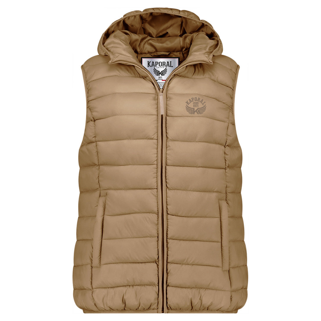 VATIKOLORAL HOOD Femme Taupe