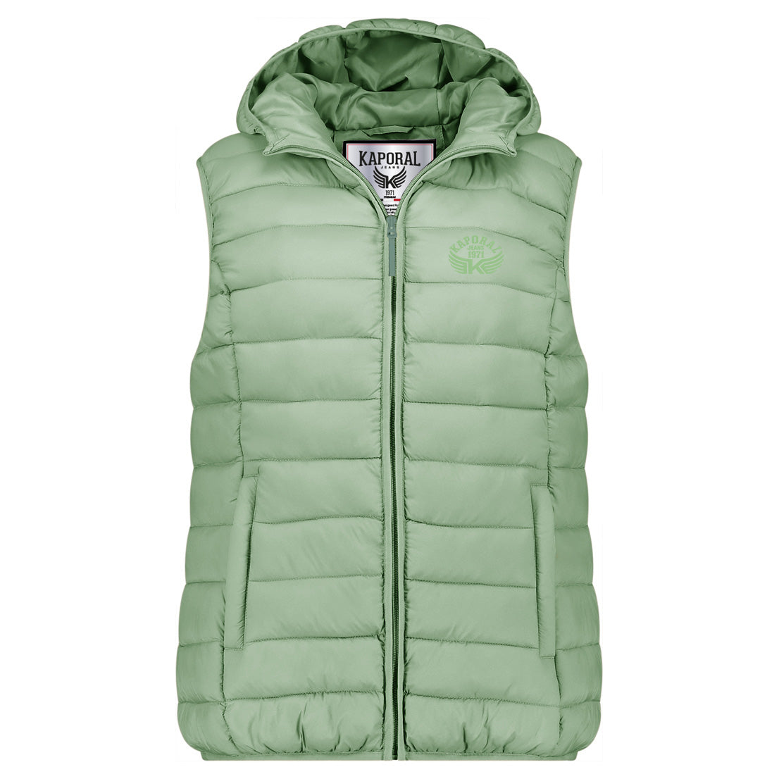 VATIKOLORAL HOOD Femme Vert Amande