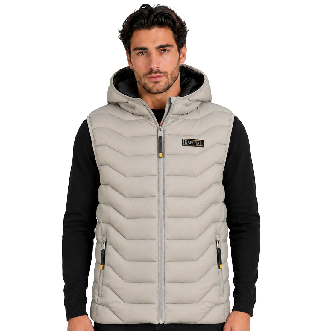 VOPAINORAL HOOD Homme Gris Clair
