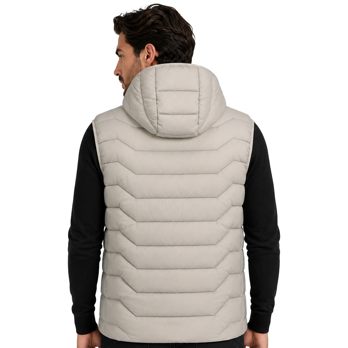VOPAINORAL HOOD Homme Gris Clair