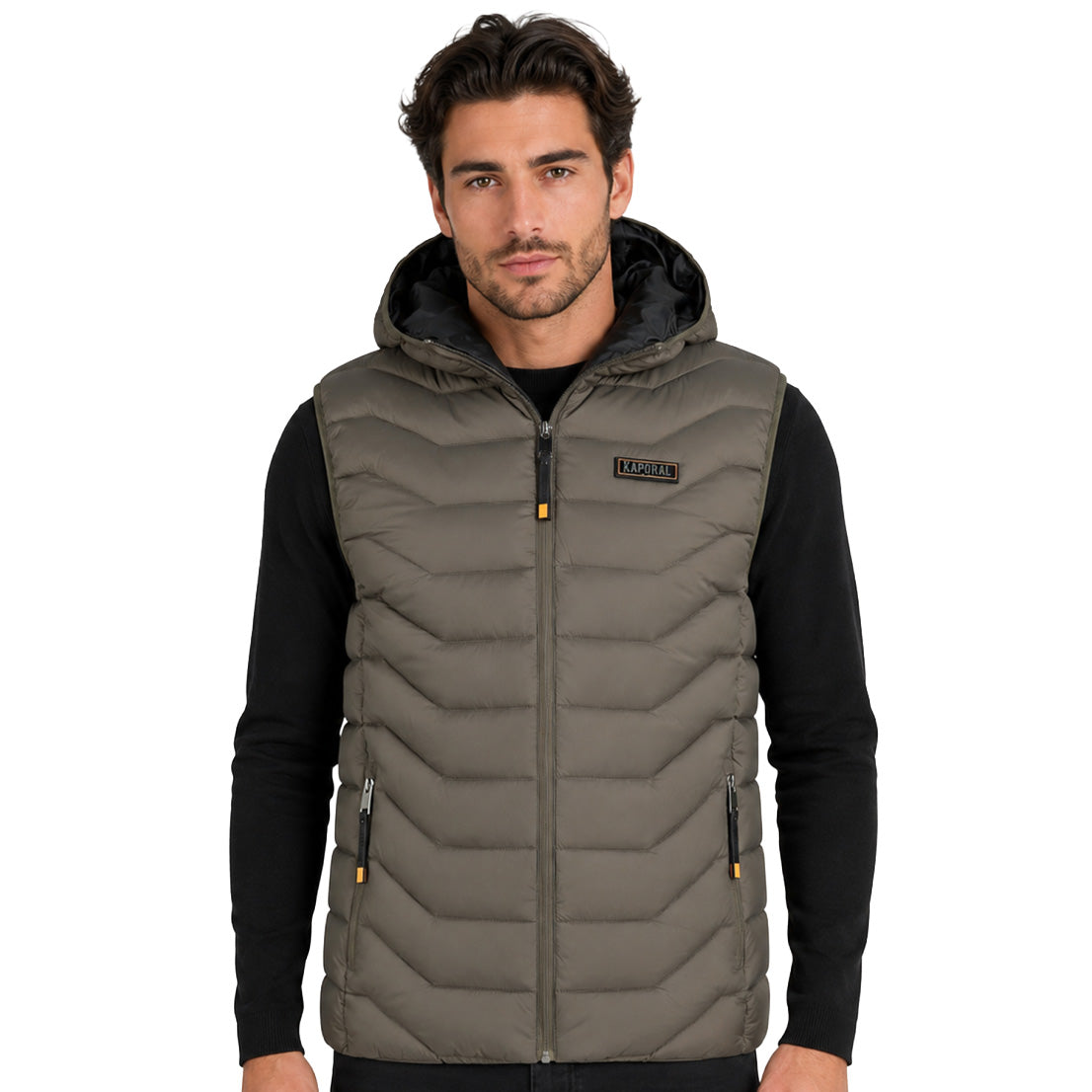 VOPAINORAL HOOD Homme Kaki