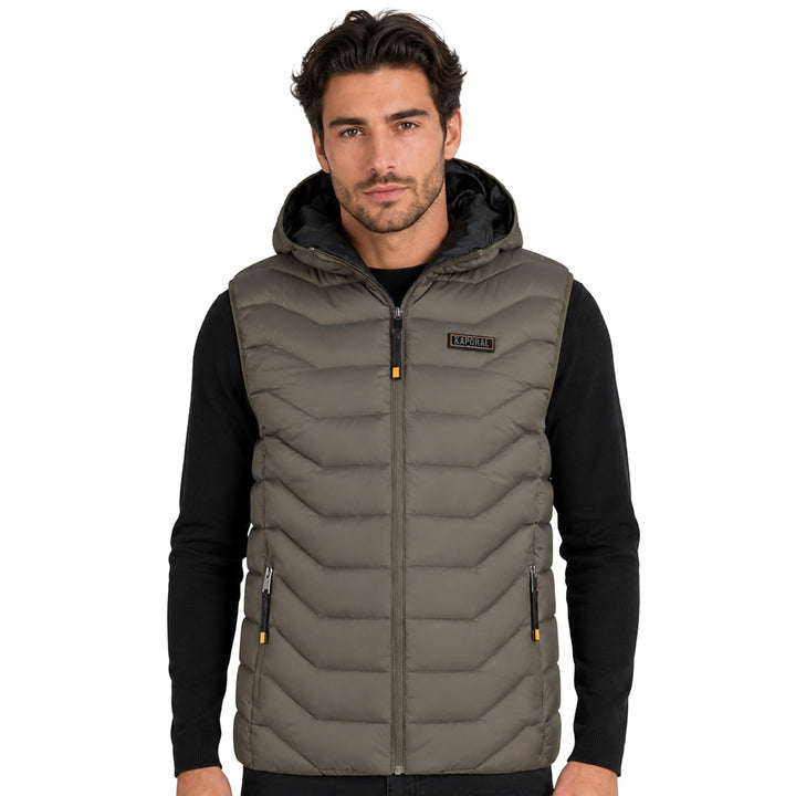 VOPAINORAL HOOD Homme Kaki
