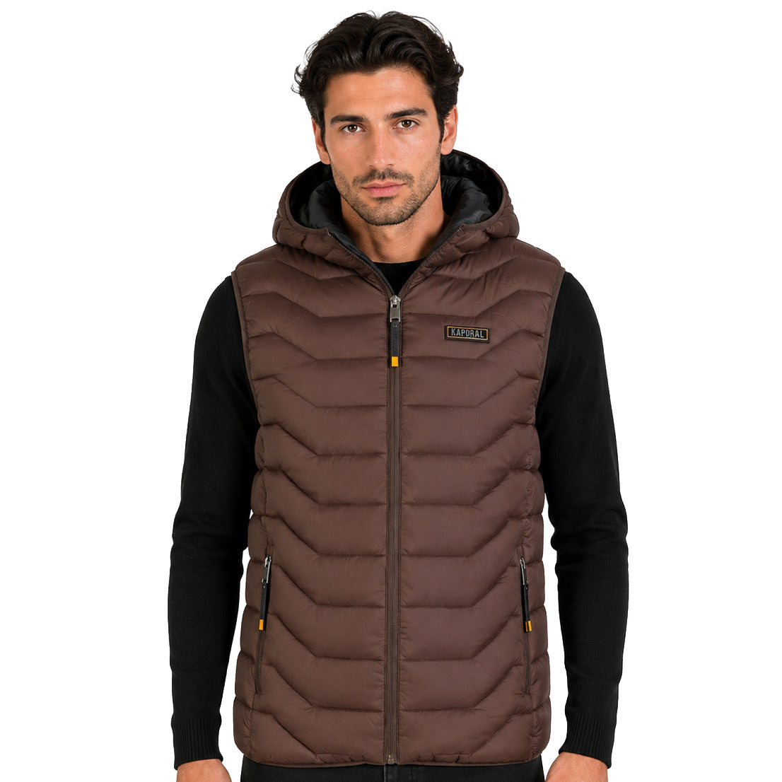 VOPAINORAL HOOD Homme Marron Fonce