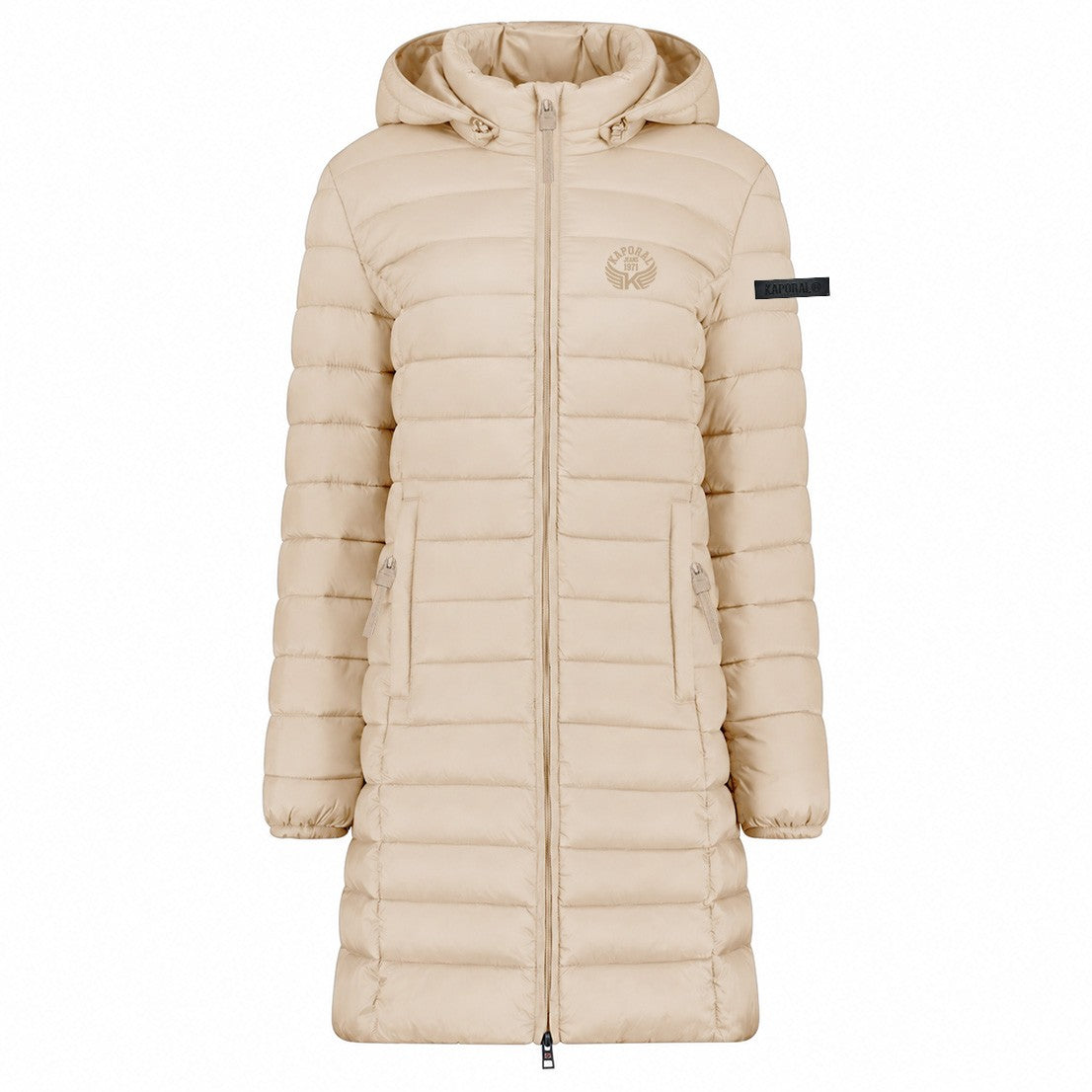 ATIKOLORAL HOOD LONG Kaporal Femme - Doudoune Beige