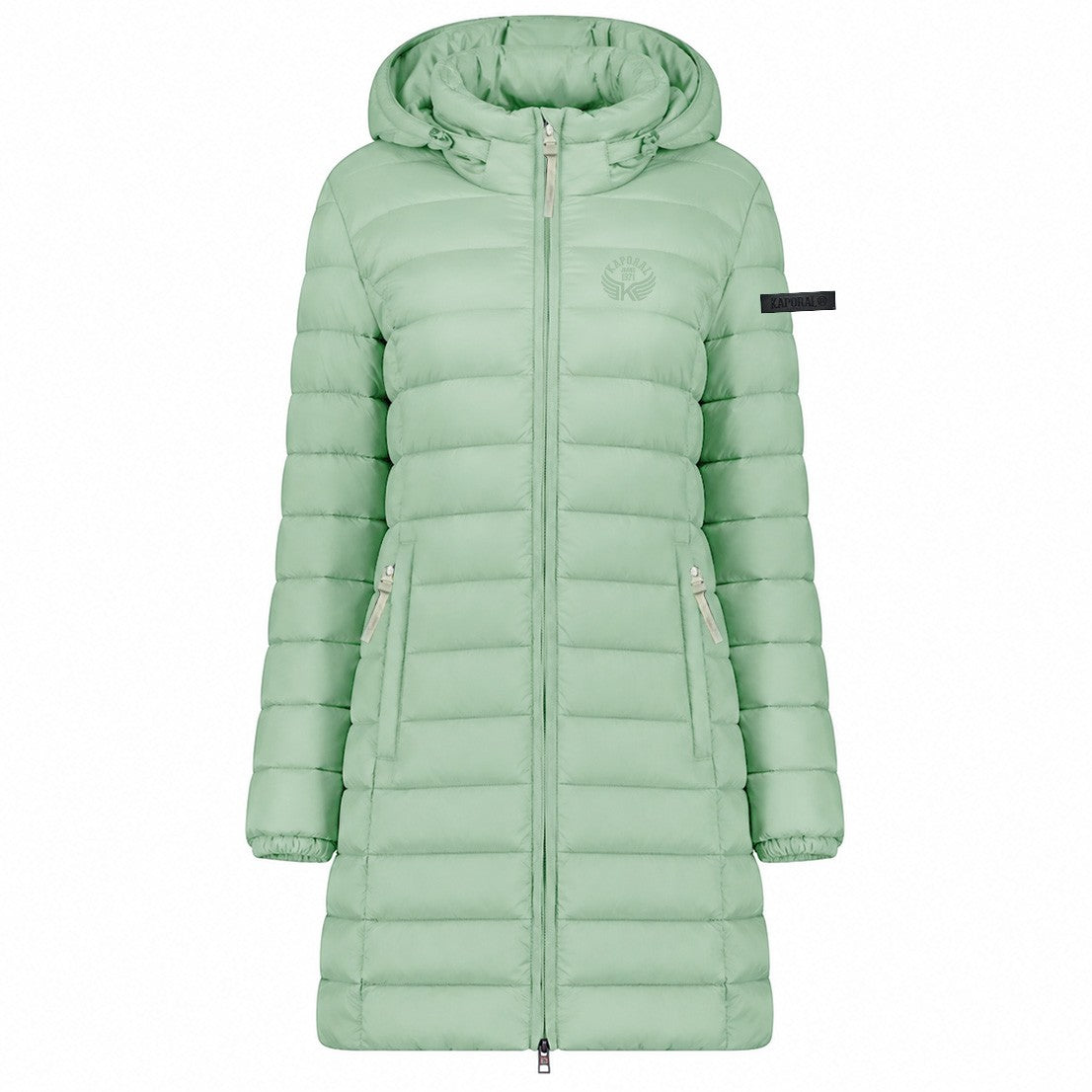 ATIKOLORAL HOOD LONG Kaporal Femme - Doudoune Vert Amande